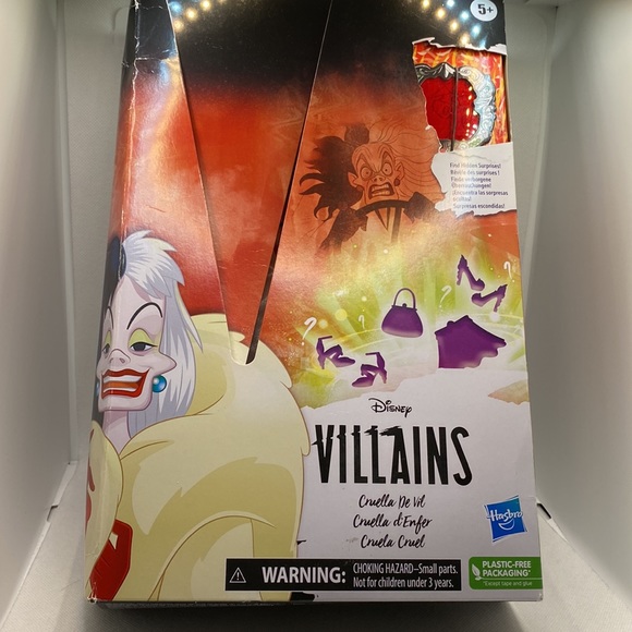 Disney Villains Cruella De Vil Fashion Doll Hasbro in Box - Picture 13 of 13